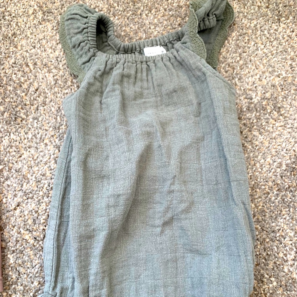 Jamie Kay Stella Playsuit in Sage 1y